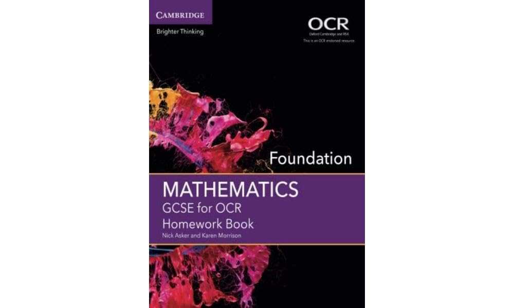 GCSE Mathematics for OCR Foundation Homework Book (GCSE Mathematics OCR)