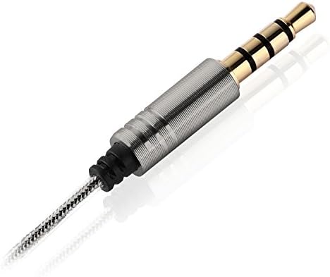 Betron B650 in Ear Headphones Earphones Wired with Microphone Volume Control Tangle Free Cable Noise Isolating Ear buds 3.5mm Head Phone Jack, Black