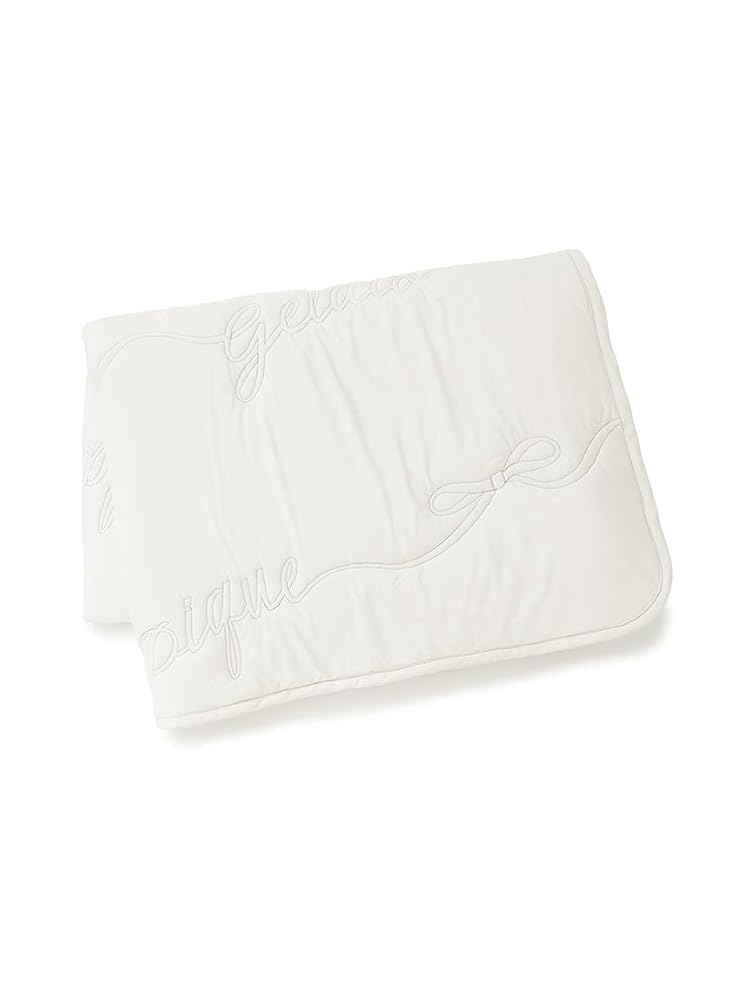 【kayok♡】ジェラートピケ❤︎【sleep】ハートキルト敷パッド Amazon.co.jp: 【sleep】リボンロゴ敷きパッド(シングル