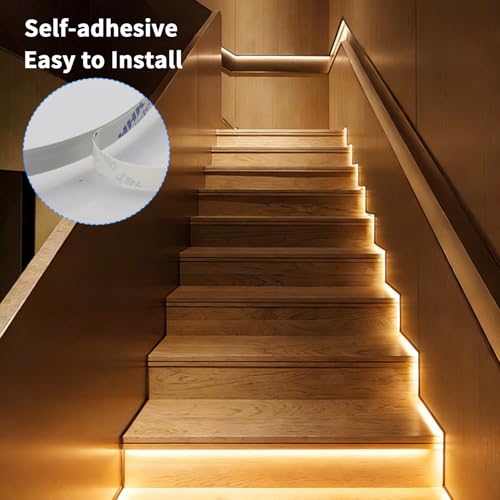 Tira de LED regulable 20 pies 3000K blanco cálido miniatura 7