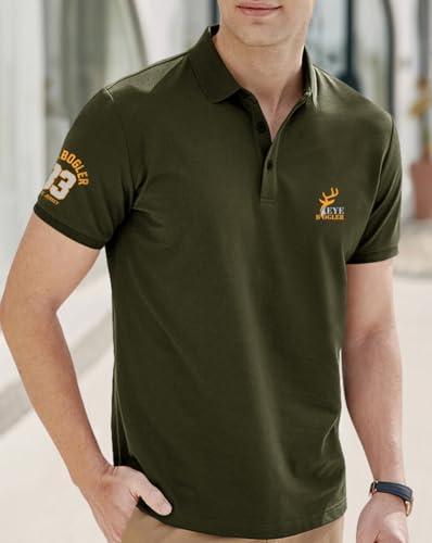 Image of Noble Monk Men's Cotton Blend Regular Fit Polo T-Shirt
