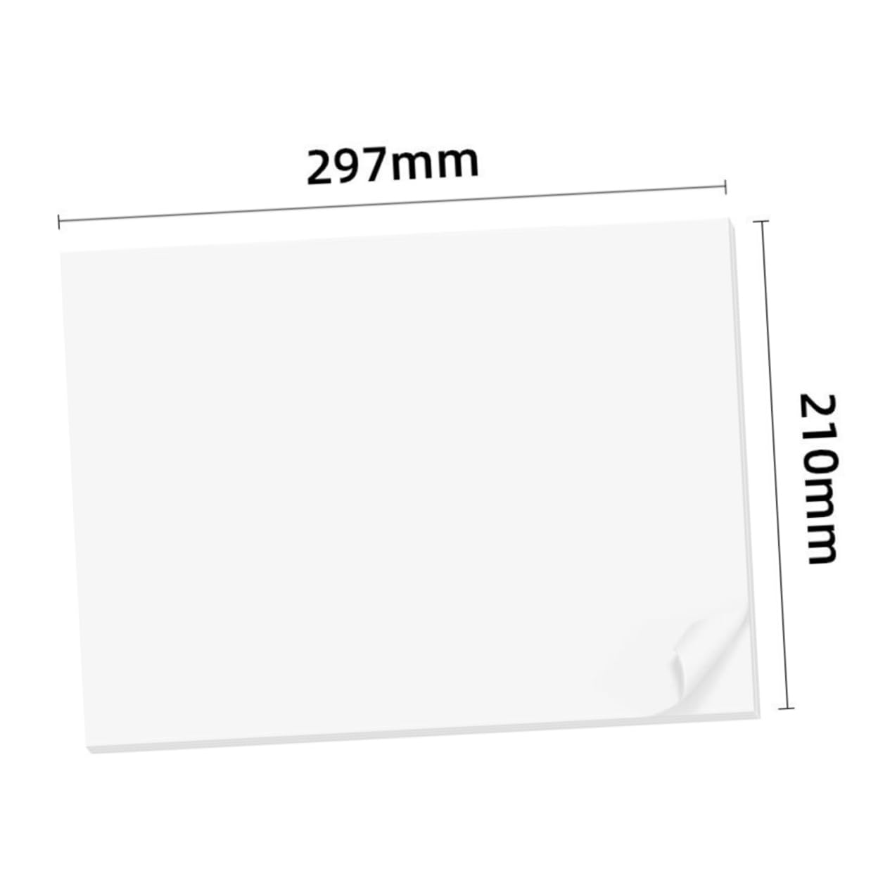 NUOBESTY 100 Feuilles De Papier Vierge A4 Sans Acide Recyclé Pour Marqueurs Et Feuilles À Dessin Ph Neutre Pour Artistes Et Étudiants