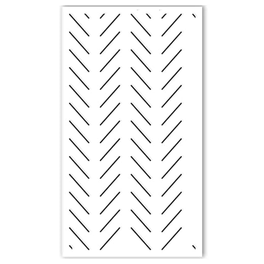 STENCILIT® Herringbone Simple Wall Stencil - XL 22x40 In | Geometric Wall Stencils for Painting Large Pattern | Modern Large Wall Stencils