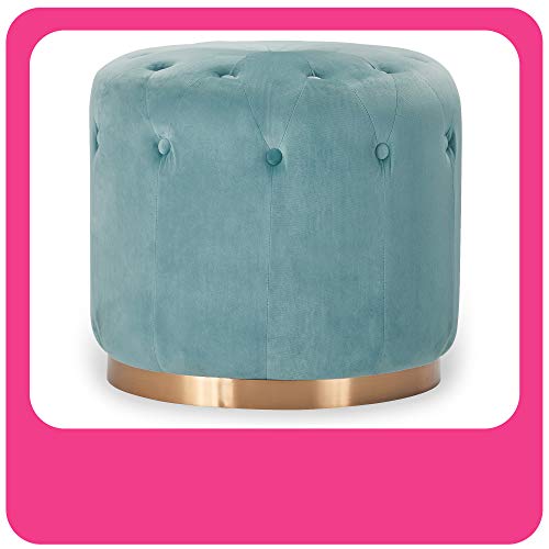 Up To 40% OFF Adore Decor Adele Ottoman, Teal