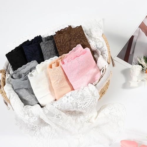 Image of NICSY Women's Panties Full Coverage Soft Touch Cotton Elastane Stretch Lace Underwear Styled Hipster with Panty for Women