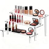 Facile à utiliser : Le paquet comprend 1 étagères en acrylique d'une longueur de 29.5 cm, trois couches, avec un tournevis. Utilisé comme présentoir à cupcakes, présentoir pour foires artisanales, présentoir de parfum, vitrine, etc