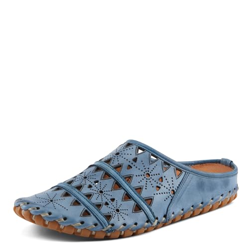 Image of Spring Step Fusalide Slip-On Shoes for Womens - Comfortable Slip-On Shoes with Rubber Outsole - Casual Leather Clogs for Women