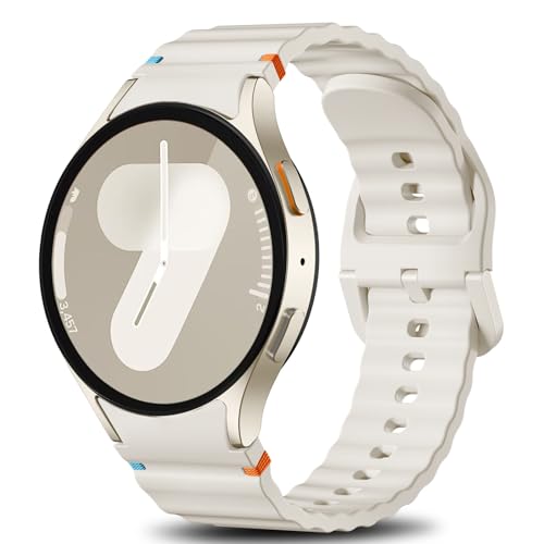 Ynitec �X�|�[�c�o���h Samsung Galaxy Watch 7 6 5 4 �o���h 40mm 44mm ���f�B�[�X �����Y - ���Ԃ��Ȃ��\�t�g�V���R���X�g���b�v �X�}�[�g�E�H�b�`S 7 6 5 4 FE�p 20mm���X�g�o���h GalaxyW