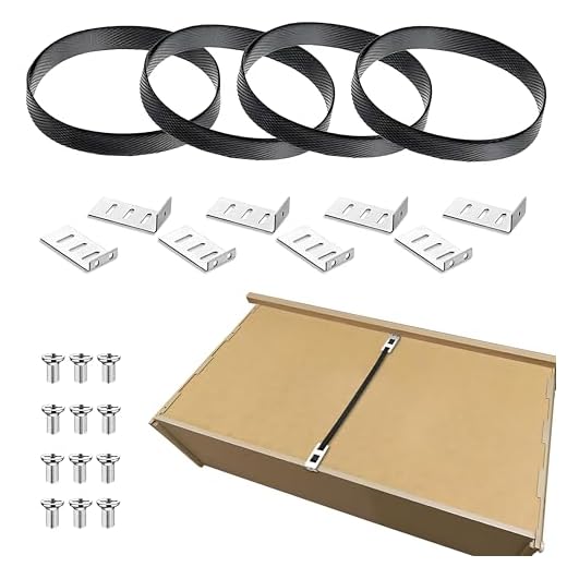 Kit de reparación de cajones, 4 piezas, fijación rápida para cajones caídos o rotos, soportes de cajón para la parte inferior de los cajones hundidos, correas de refuerzo y soportes para dormitorio