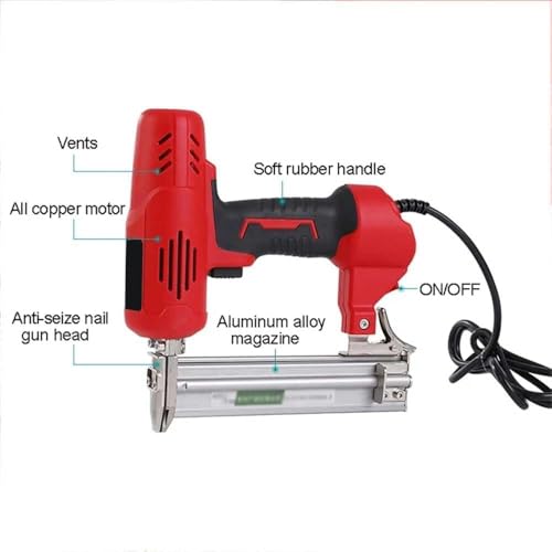 Blendra Electric Nail Gun,28mm Nail Gun with 3500pcs Staples,2600W Brad Nailer for Various Types of Wood,50PCS/min Nailing Speed 3 Blendra Electric Nail Gun,28mm Nail Gun with 3500pcs Staples,2600W Brad Nailer for Various Types of Wood,50PCS/min Nailing Speed - Image 3