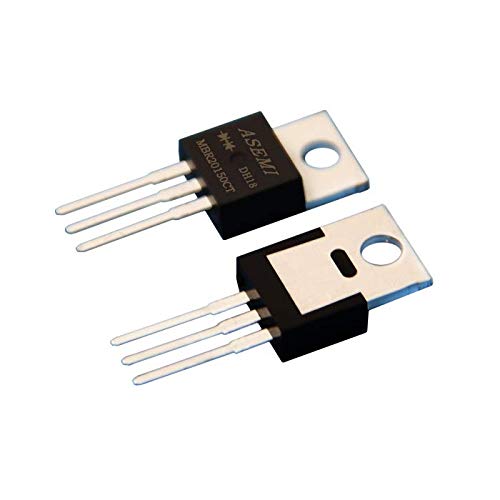 (Pack of 10pcs) MBR20150CT ASEMI TO-220AB Schottky Barrier Diode 20a 150v for SMPS Cover