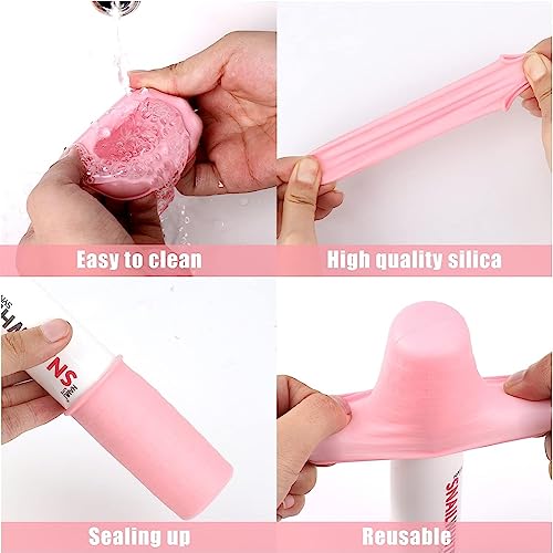 Astonandia 3 Pcs Silicone Sleeves For Travel Covers For Bottles Travel Reusable Sleeve Covers For Toiletries For Luggage - 100 Ml Multicolor - Image 7