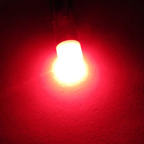 Image of WLJH Red Twist Socket LED Dash Kit for 1987-1991 Jeep Wrangler, Dimmable | 3030 SMD, 100lm, 360 Lighting, Plug and Play, Gauge Cluster and Speedometer Backlight, 8-Pack