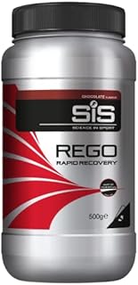 Science in Sport| Rego Rapid Recovery| Protein Shake| post-exercise| Suitable for Vegetarians| Dairy free| 500g| 184 calories per serving| 10 Servings| Chocolate flavour|