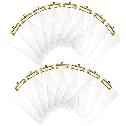 Porte-blocs pour étudiant en art Moocci lot de 15 plaques transparentes