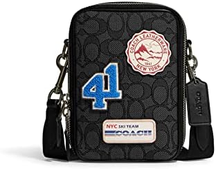 COACH Stanton Crossbody In Signature Jacquard With Ski Patches