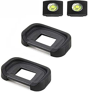 EB 80D Eyepiece Eyecup Viewfinder Eye Cup for Canon EOS 80D/70D/60D/50D/40D/20D/5D Mark II/5D Mark I/6D Mark II/6D Mark I Camera (2-Pack), ULBTER 5D2/6D2 viewfinder Eyecup with Hot Shoe Cover