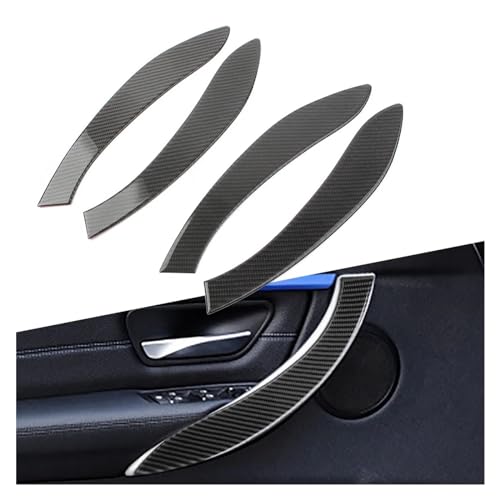 Garniture de poignée de porte BMW F30 F31 F34 F36 en ABS style carbone