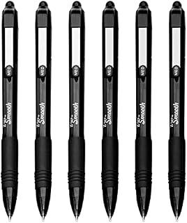Zebra Z-Grip Smooth - Retractable Ballpoint Pen - Pack of 6 - Black