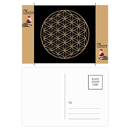 Cartes postales de remerciement Père Noël totem pour messages festifs (Lot de 20)