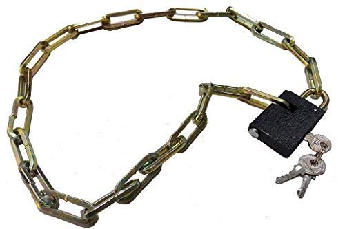 Anti-Theft Painted Alloy Steel Mountain Cycling Chain with Key (B07F3Q785T) Amazon Price History, Amazon Price Tracker