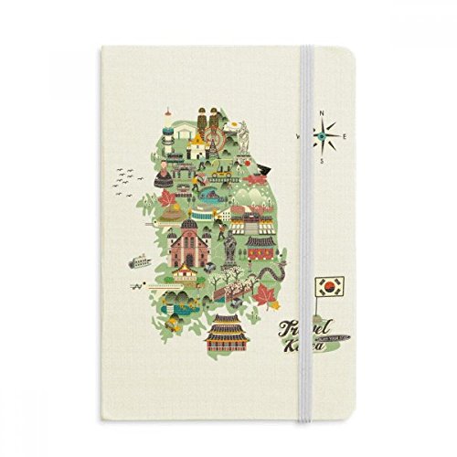 Carnet de notes Corée du Sud A5 rigide pour organiser vos pensées au quotidien