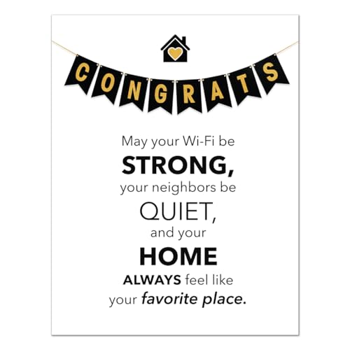 Image of Mediz Note Cards for Real Estate Agents - Notecards and Envelopes Designed Especially for Real Estate Agents (Congrats, Pack of 25)