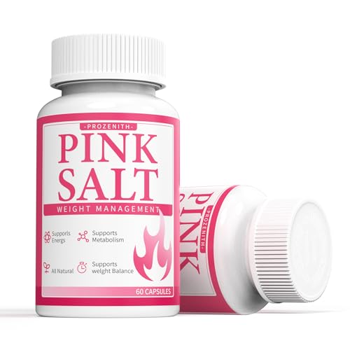 Pink Salt Capsules, Daily Nourishment for Health, New Pink Salt Trick for Weight, Metabolism Support Supplement, New Advanced Formula, 60 Capsules for 1 Month