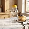 Bekith 16 Pack 8 Fluid Oz Plastic Bear Honey Bottle Jars, Honey Squeeze Bottle Empty with Flip-top Lid for Storing and Dispensing
