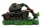 aquaticsense Battle Ready Collection Aquarium, Fish Tank Decorations. Ships, Planes, Helicopters, Tanks, Submarines and Cannons. (Tank)