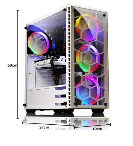 OBSERVATORY WHITE Midi Tower Noir, Blanc - Case PC - Immagine 10