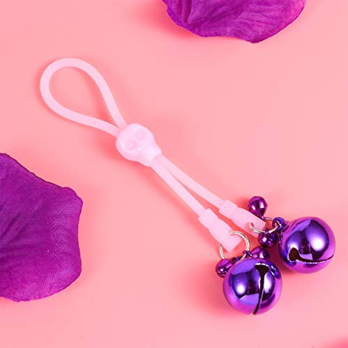 2 peças de anéis de mamilo que brilham no escuro sem piercing para mamilo, grampos de mamilo, brinqu