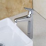 para un flujo sin esfuerzo y control de temperatura Grifo del lavabo del recipiente del baño, grifo de la bañera montado en la cubierta, grifos de lavabo con control simple flexible