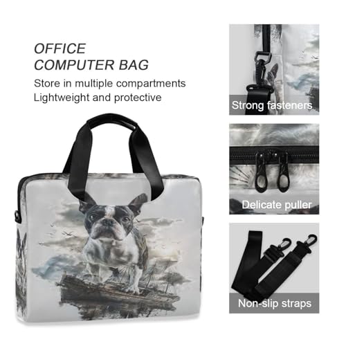 Maletín para laptop 15.6 pulgadas con correa y asa miniatura 6