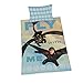 Produktbild Herding Dragons Bettwäsche-Set, Wendemotiv, Kopfkissenbezug 65 x 100 cm, Bettbezug 160 x 210 cm, Baumwolle/Renforcé, Mehrfarbig
