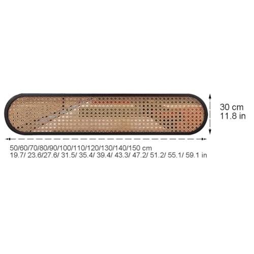 Solution de cloture basse elegante en rotin structure doree Or-A - 6