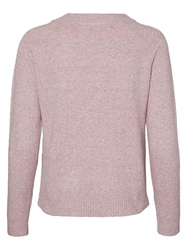 VERO MODA VERO MODA Damen VMDOFFY LS O-Neck Blouse GA NOOS 10201022, Woodrose/Melange, S - Zusatzansicht 4 | TV | Video | Foto