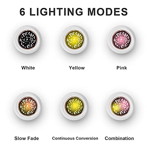 Night Light Projector For Kids, Rotating Star Projector With Bluetooth Music Speaker, 6 Lighting Modes Mood Room Lights For Baby, Boys And Girls, Christmas And Other Parties Decoration, 8 Sets Of Film #TOP3