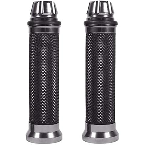 ItsyFox Motorcycle Grips, 7/8 Inch 22 mm Universal Motorcycle Handlebar Grips, Bicycle Grips, Mountain Bike Non-Slip Rubber Handle Cover