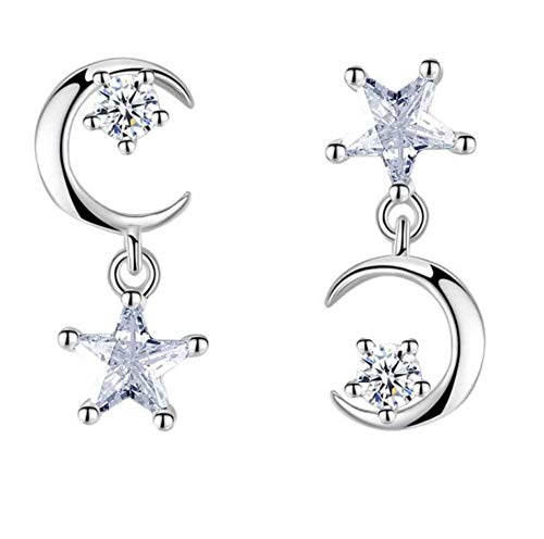 See full amazon price history chart for STYLISH TEENS dc jewels Cute Moon & Star Drop Earrings For Women & Girls Swarovski Zirconia Stainless Steel Drops & Danglers STYLISH TEENS dc jewels Cute Moon & Star Drop Earrings For Women & Girls Swarovski Zirconia Stainless Steel Drops & Danglers (B08DV88JN9) Amazon Price History, Amazon Price Tracker