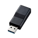 サンワサプライ(Sanwa Supply) USB3.1A-Type Cメス変換アダプタ AD-USB29CFA ブラック