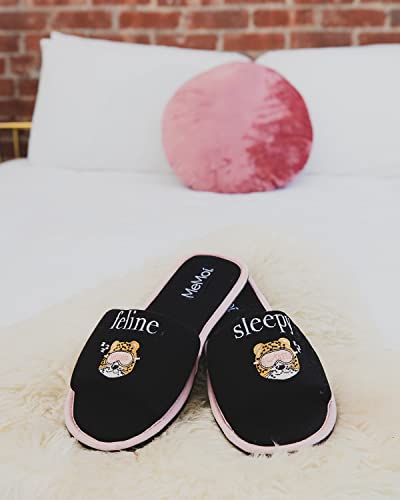 MeMoi Feline Sleepy Open-Toe Slippers2