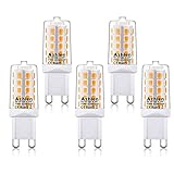 Bombillas LED G9 4W Azhien, 2700K Lámparas LED...