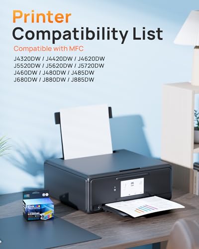 Image of E-Z Ink LC203XL Compatible for Brother LC203 LC201 Ink Cartridges 8 Pack | LC203XL LC201 use with MFC-J480DW MFC-J880DW MFC-J4420DW MFC-J680DW MFC-J885DW (Black, Cyan, Magenta, Yellow)