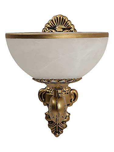 Image of SINOMAN Black Antique Designer Imported Wall Light Wall lamp for Bedroom, Living Room,Kitchen, Bars, malls, Besides The Bed, Balcony Home Decoration (1250 (Single), with Bulb)