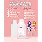 ella+mila Soy Nail Polish Remover - Non-Acetone, Non-Toxic Fingernail Polish Remover for Natural Nails - Gentle, Vegan Formula with Lavender Oil & Vitamins A, C & E (4 fl oz) - Image 2