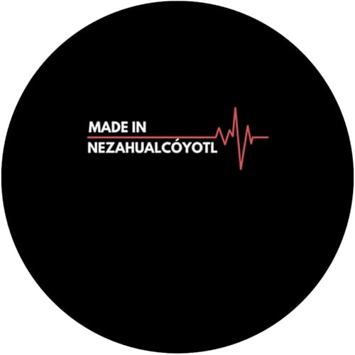Miniatura 3 de Made In Nezahualcoyotl Mexico Place Of Birth PopSockets Swappable PopGrip