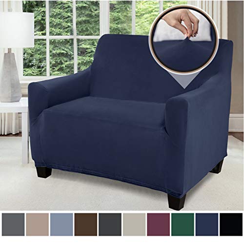Gorilla Grip Original Fitted Velvet 1 Piece Chair Protector for Seat Width up