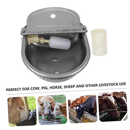 LIOOBO bebedouro inox bebedouro para gado tigela de água para gado cabras bebedouro animal de fazend