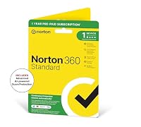 Norton 360 Standard 2026, Antivirus software for 1 Device and 1-year subscription with automatic renewal, Includes Secure VPN and Password Manager, PC/Mac/iOS/Android, Activation Code by Post
